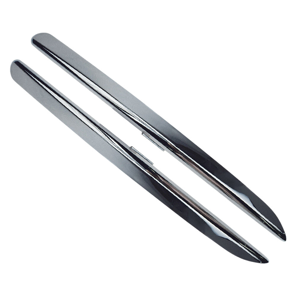 2Pcs Front Bumper Eyeline Trim Garnish Chrome Left+Right For 2011-2016 Sportage