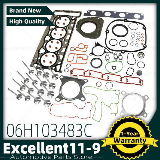EA888 2nd Generation Overhaul Kit with Valves for Tiguan , for Passat , for Golf , and for Audi for A8 n