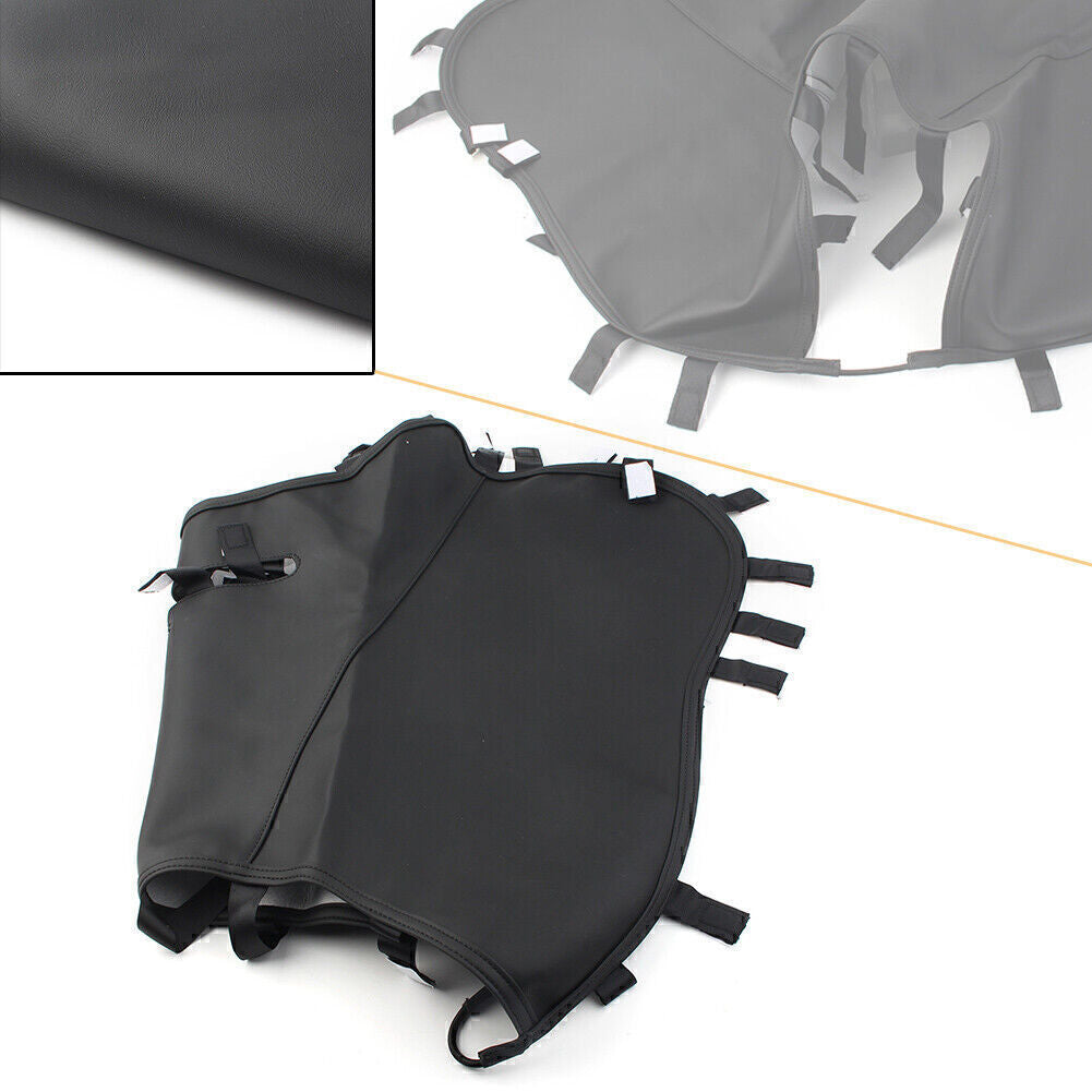 Leather Fairing Cover Black for 2014-up for Harley Davidson FLHT FLHX Tri Glide