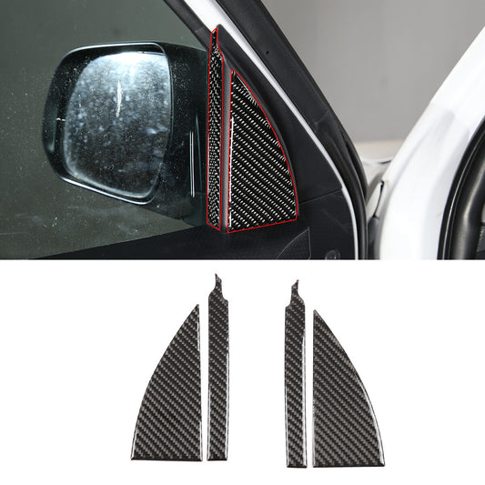 Carbon fiber internal gear shift panel frame decoration suitable for ta Supra A90 19-21 - v