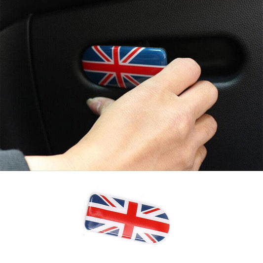 for Mini Cooper Countryman F60 Union Jack for Co -Pilot Glove Boxes Handle Cover Trim