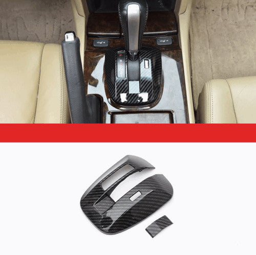 Carbon fiber style interior center console air conditioning ventilation rack suitable for Mazda 3 Axela 2014-18- v