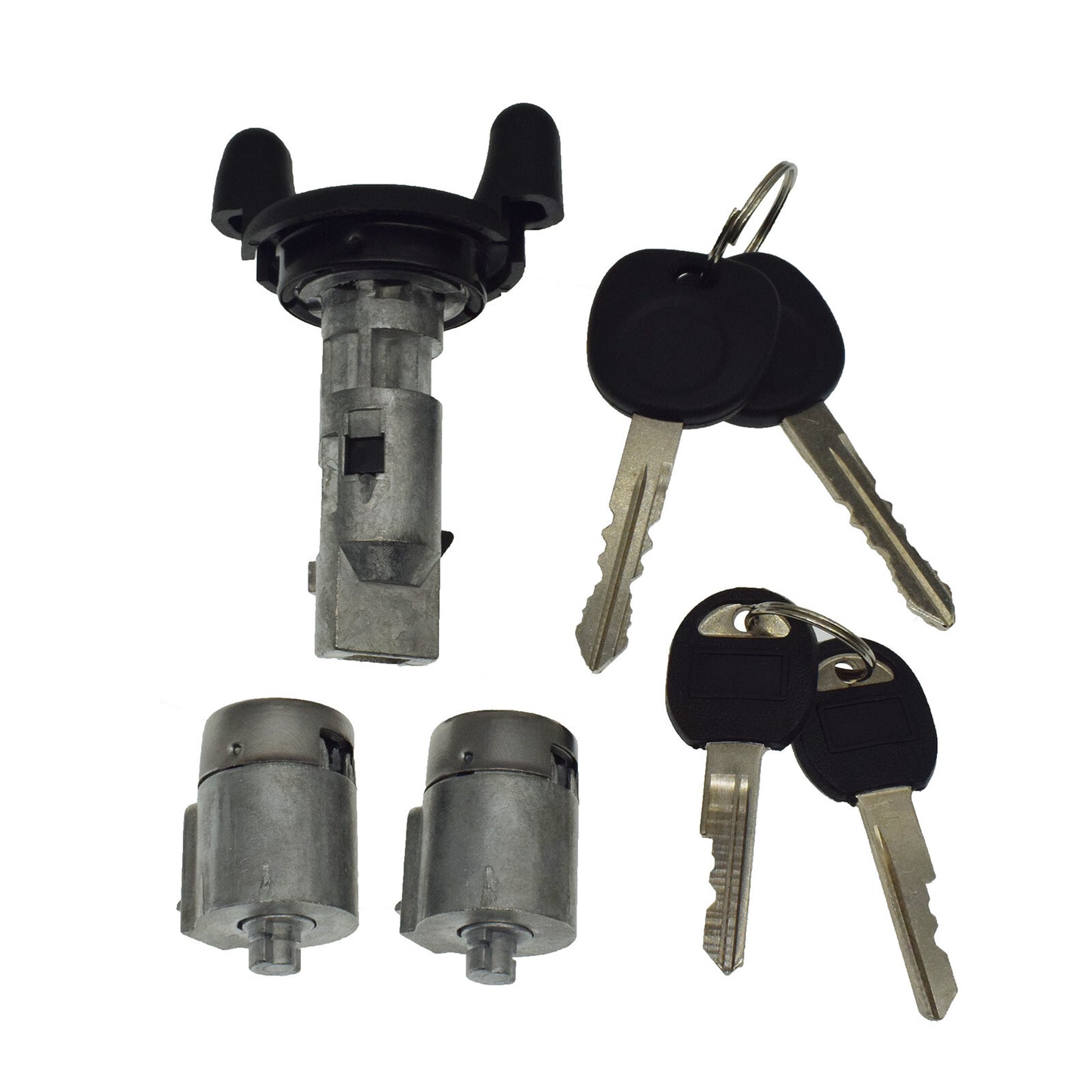 Ignition Lock Cylinder Front Door Lock Tumbler Set for Chevy Blazer S10 Pickup
