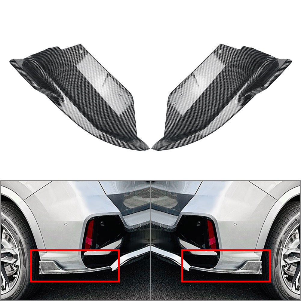 Rear Bumper Side Corner Spoiler for BMW X1 U11 U12 IX1 M Sport 2023-2024 23 24