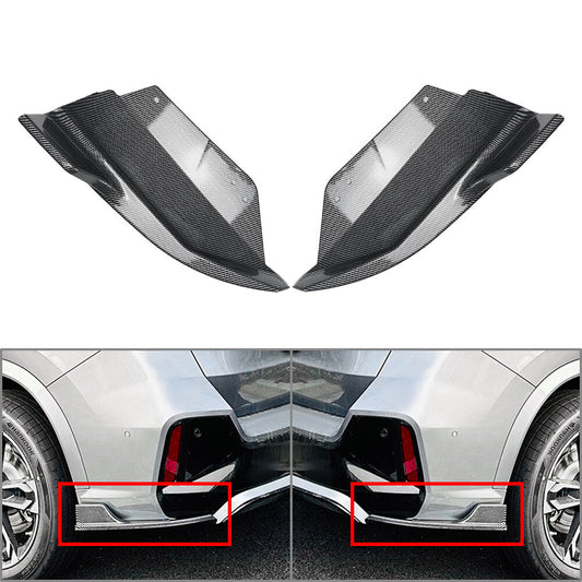 Rear Bumper Side Corner Spoiler for BMW X1 U11 U12 IX1 M Sport 2023-2024 23 24