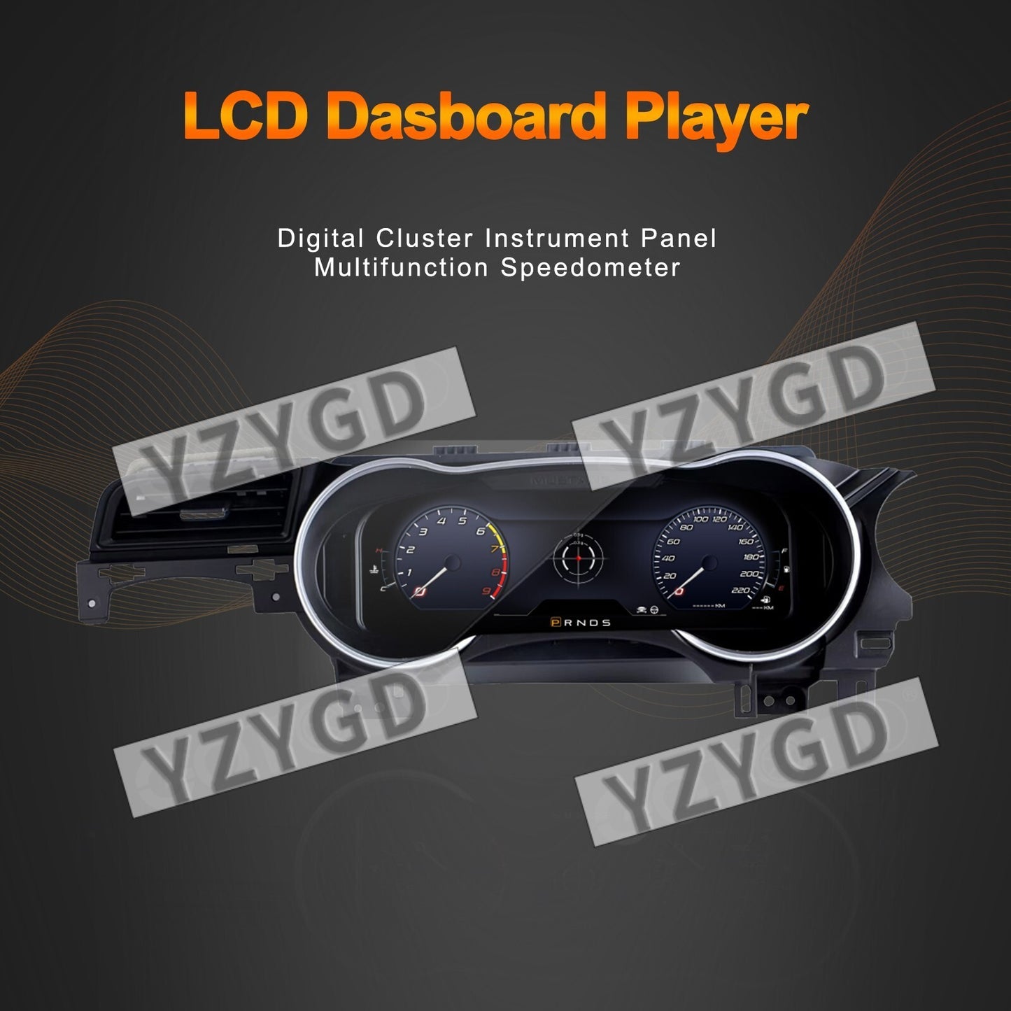 LCD Cluster Speedometer Digital Instrument for Ford for Mustang 2015-2023 Q