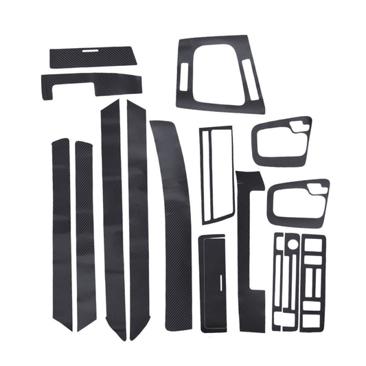 3D Carbon Fiber Style Interior DIY Trim Decals Fit for E46 1998-2005 v