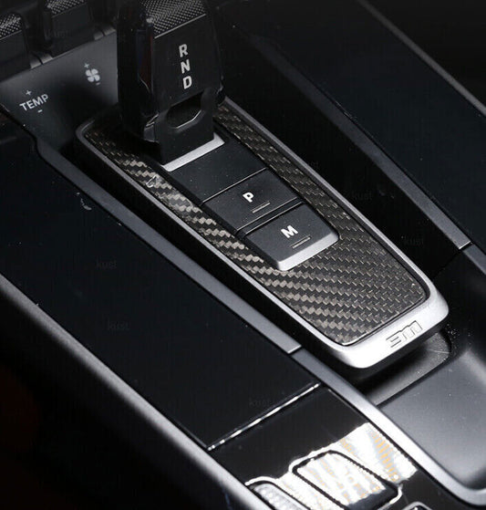 Real Carbon Fiber Center Console Gear Shift FrameFor 911 992 2022-2023 B n