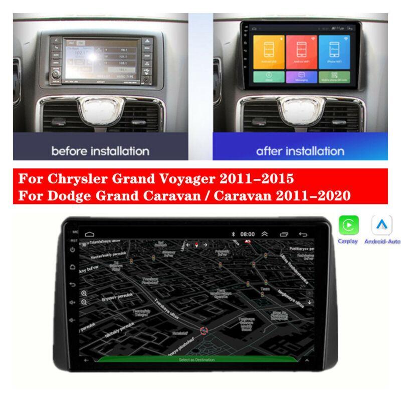 Navigation with CarPlay for Dodge Grand Caravan 11-20, Android 10.1, Stereo Radio, GPS. n