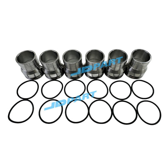 Suitable for Caterpillar 6 PCS C7 fuel injector nozzle sleeve 227-2911 excavator parts -