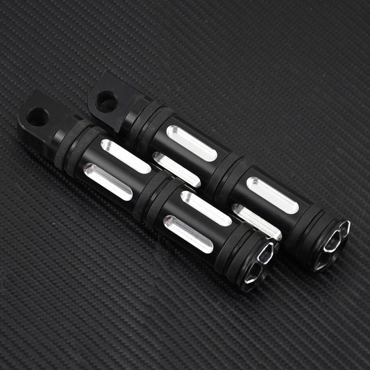 Cut Rear Front Foot Rests Foot Pegs Pedals Fit For Sportster XL Touring Dyna