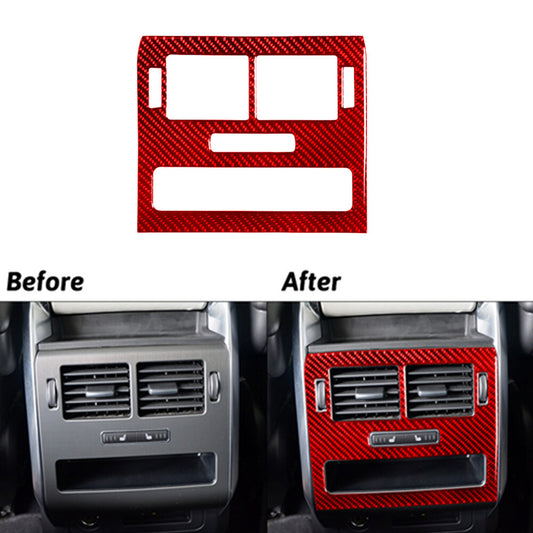Red Carbon Fiber Digital Climate Control Trim for Honda CRV CR-V 2015-2016 TypeA v