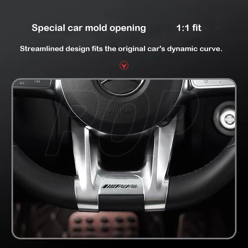 for Mercedes-Benz Steering Wheel Cover AMG Performance Lower Trim A0004641900