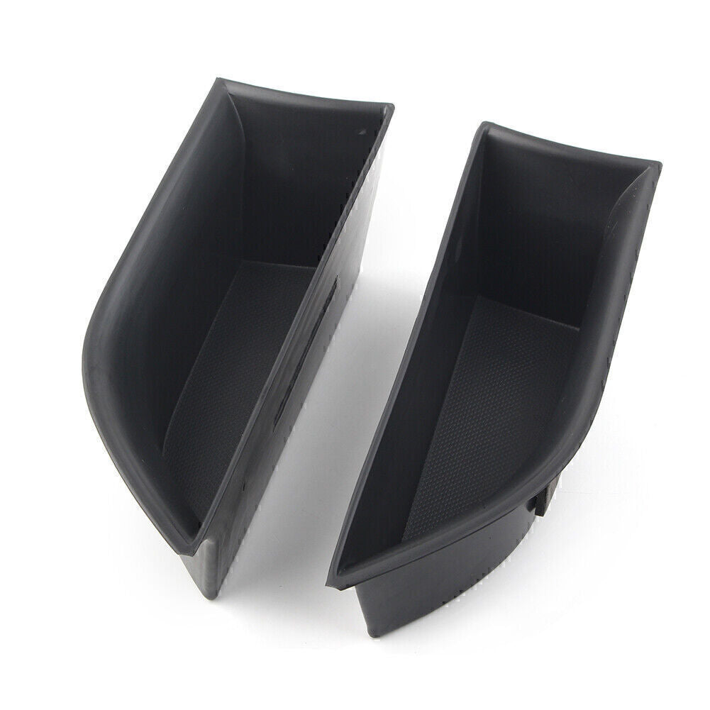 for Jaguar XJ XJL 2010-16 Car Front Door Handle Armrest Storage Box Tray Bin Kit