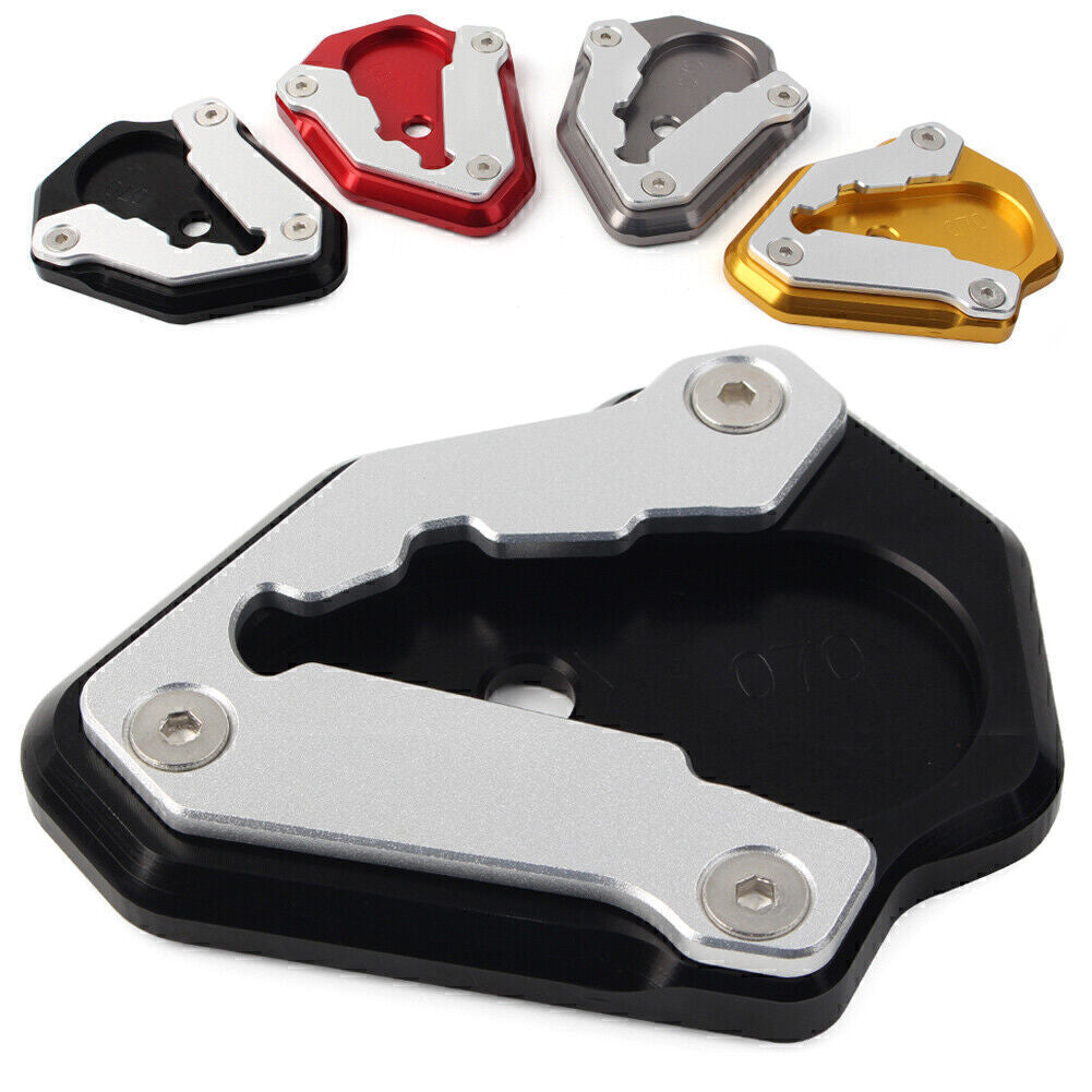 for DUCATI 848 1098 1198 Mototcycle Foot Side Stand Enlarger Plate Kickstand Pad