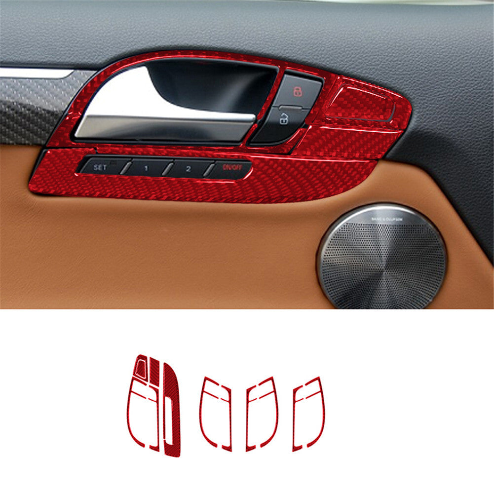 Carbon Fiber Rear Console Outer Frame For Silverado/tahoe/ for sierra 2007-2014 TypeA v