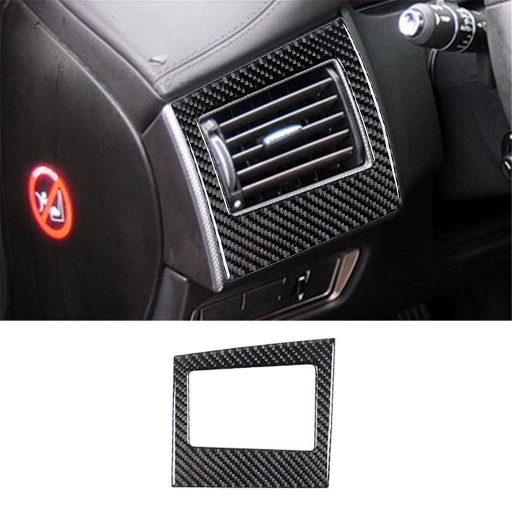 Steering Wheel Left Air Vent Trim Cover Carbon Fiber for Jaguar XF 2009-2011