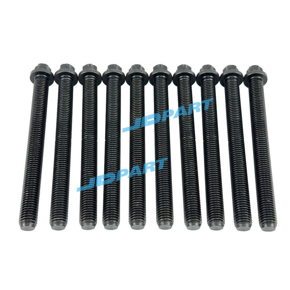 10-piece pack of cylinder head bolts 0427-0815 for Deutz TCD2011L04W excavator engine parts