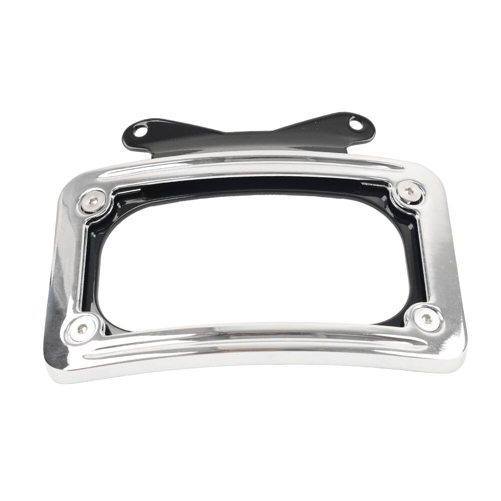 Curved License Plate Mount Bracket for Harley Touring Street Road Glide King Q