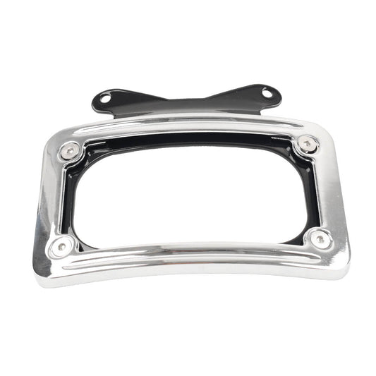 Curved License Plate Mount Bracket for Harley Touring Street Road Glide King Q