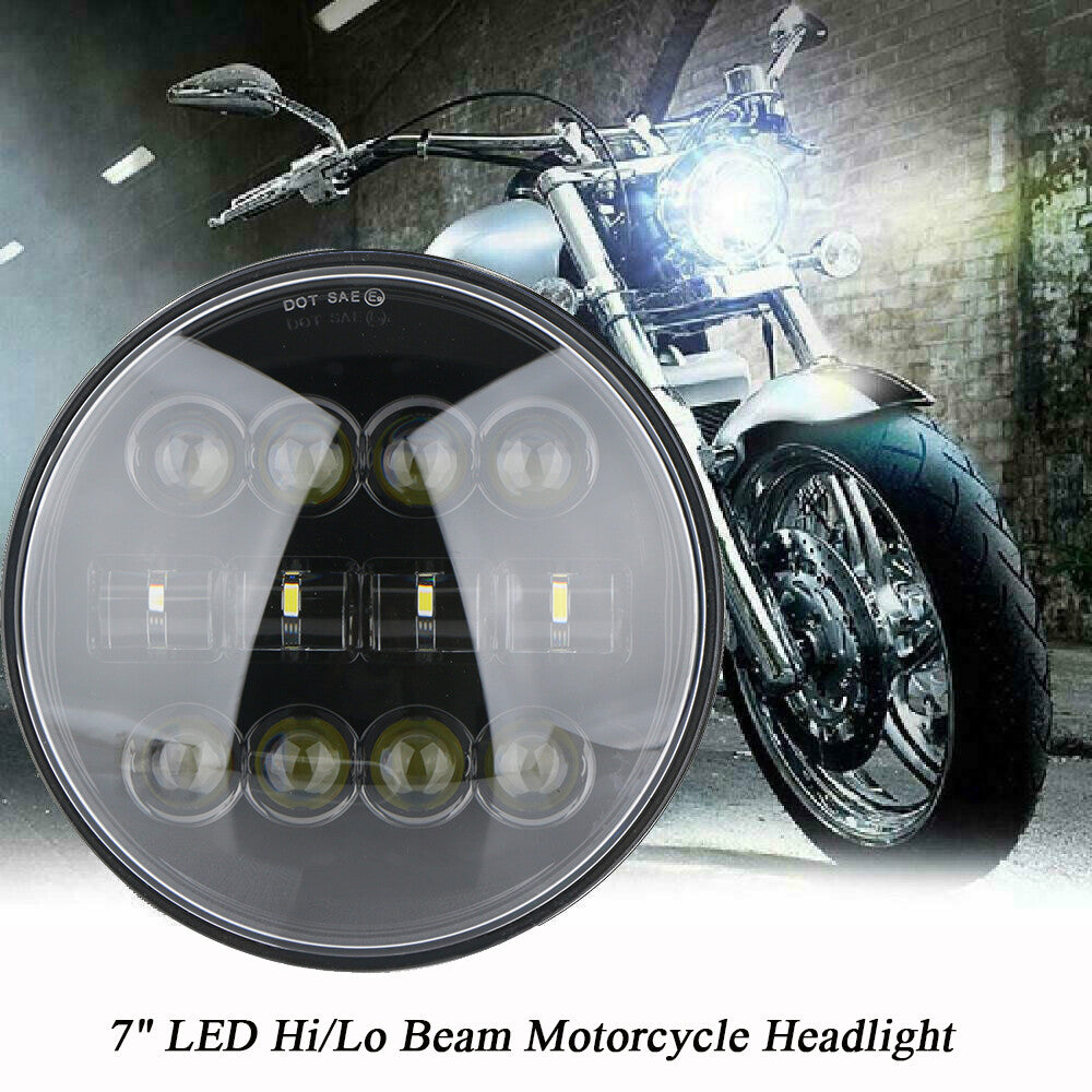 7-inch LED headlight projector high/low beam motorcycle for Harley Dyna Cafe Racer for Honda