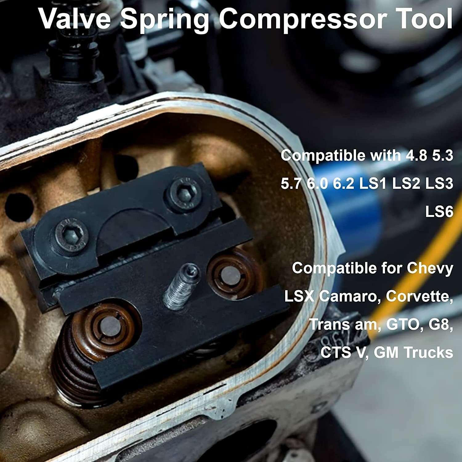 LS Valve Spring Compressor Tool For GM for Chevy LSX LS1 LS2 LS3 LS6 4.8 5.3 5.7 6.0