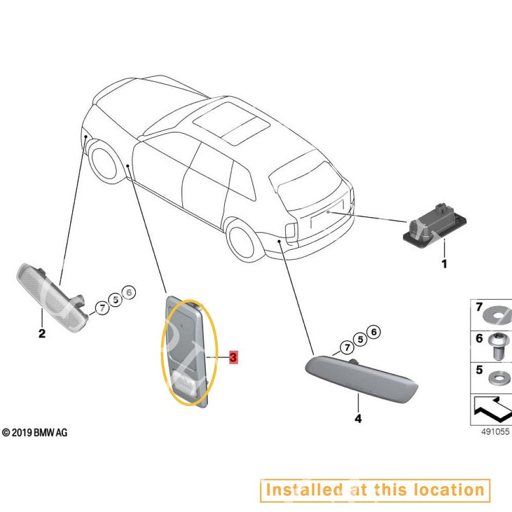 Equipment Manufacturer  Chrome Protective Case Kit for Rolls-Royce for Phantom 13-17: 63137198581 582