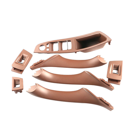 Brown Door Handle Recessed Grip Switch Panel Set for BMW 525d xDrive 530d xDrive Q