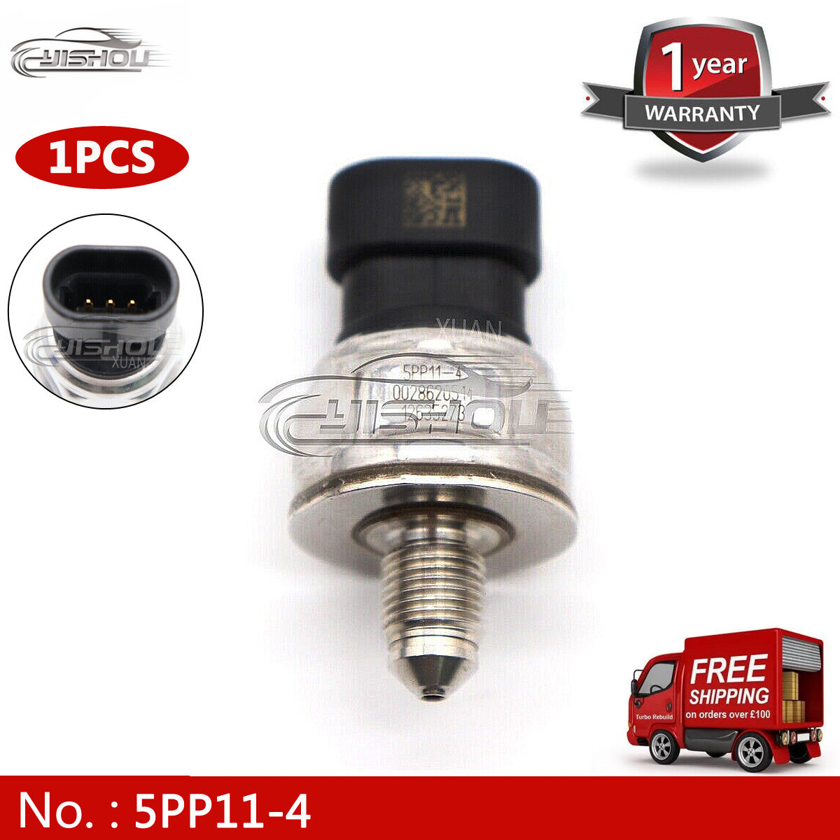 12635273 Fuel pressure sensor suitable for Chevrolet , for Buick , and for Cadillac 5PP11-4