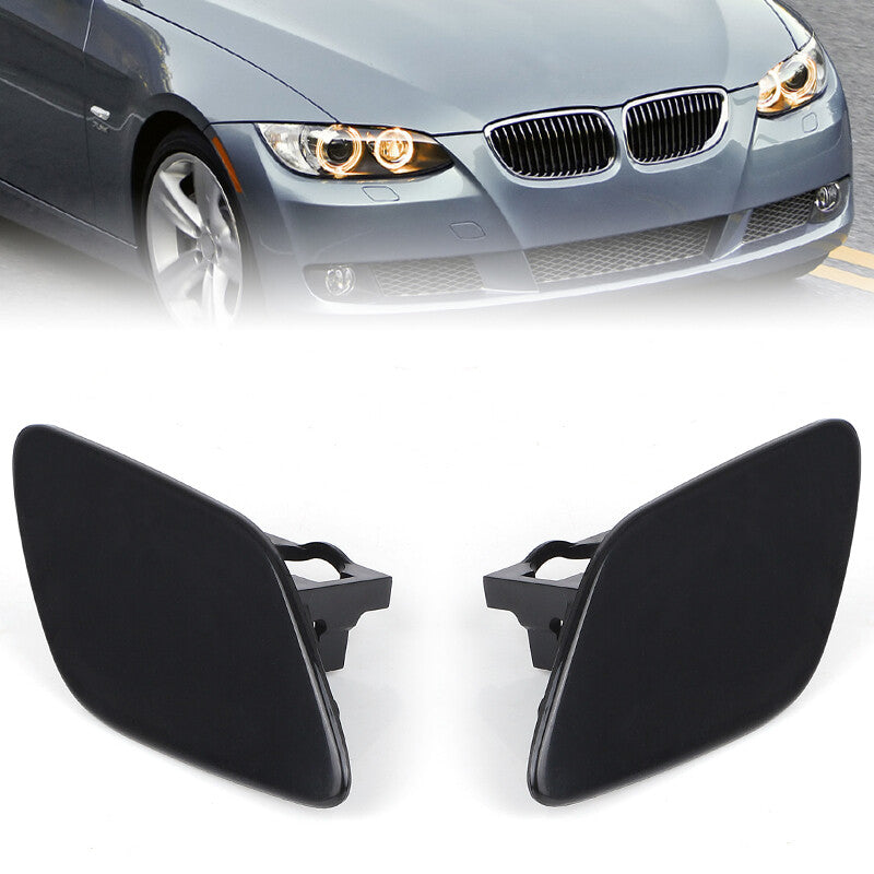 2 Headlight Washer Cover Cap Flap Bumper Trim for BMW 3 Series E92 E93 2006-09