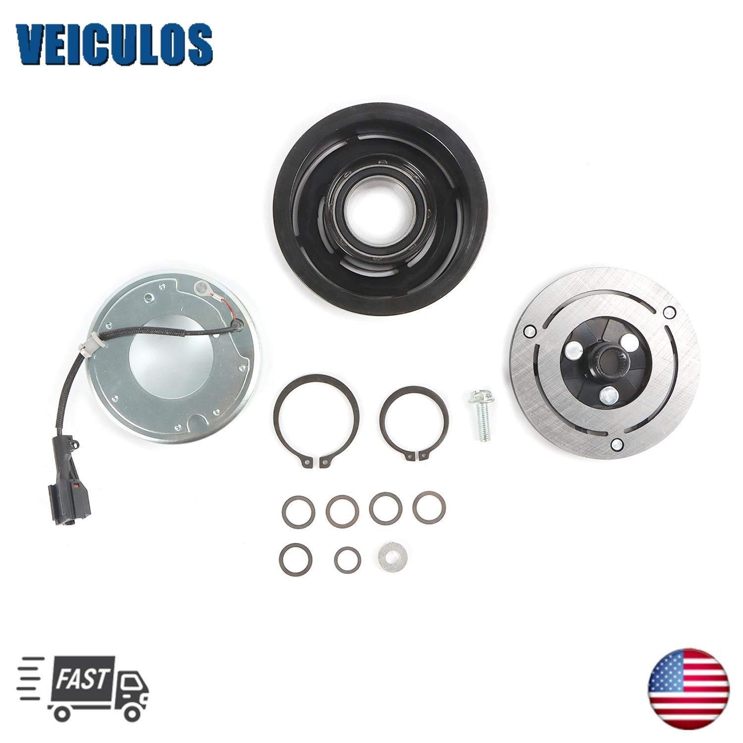 For 2008-2014 for Subaru Impreza WRX STI 2.0L 2.5L A/C Compressor Clutch Kit 12V AC