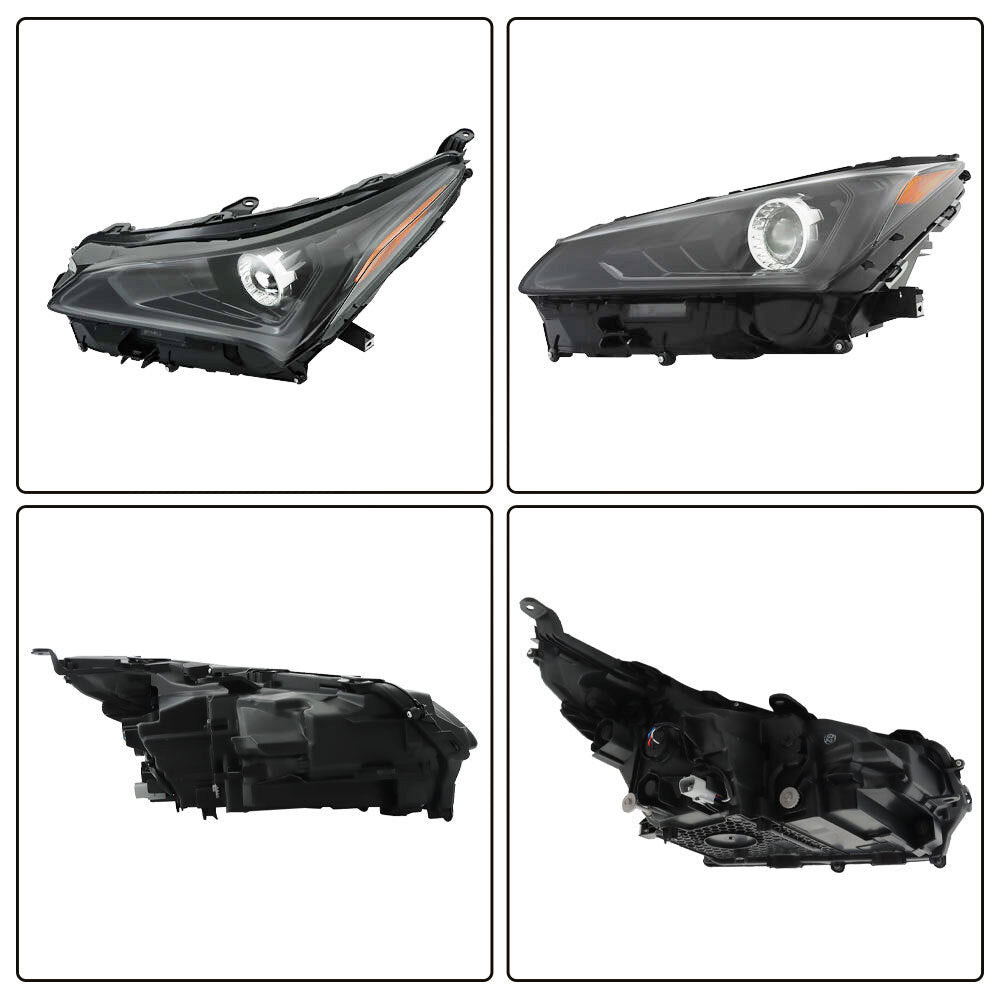 Applicable to 2018-2021 for Lexus NX300 NX300h LH/Driver's Headlight with Clear Lens LED - n