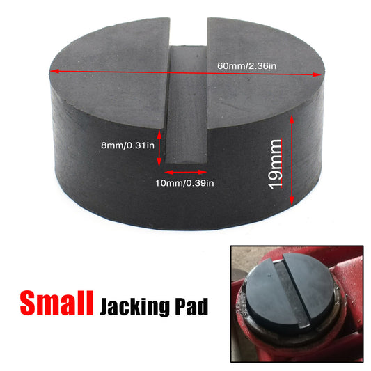 Trolley Jack Saddle Pad Small Jack Pad Jacking Adapter Pad Slot 10 mm Rubber Car