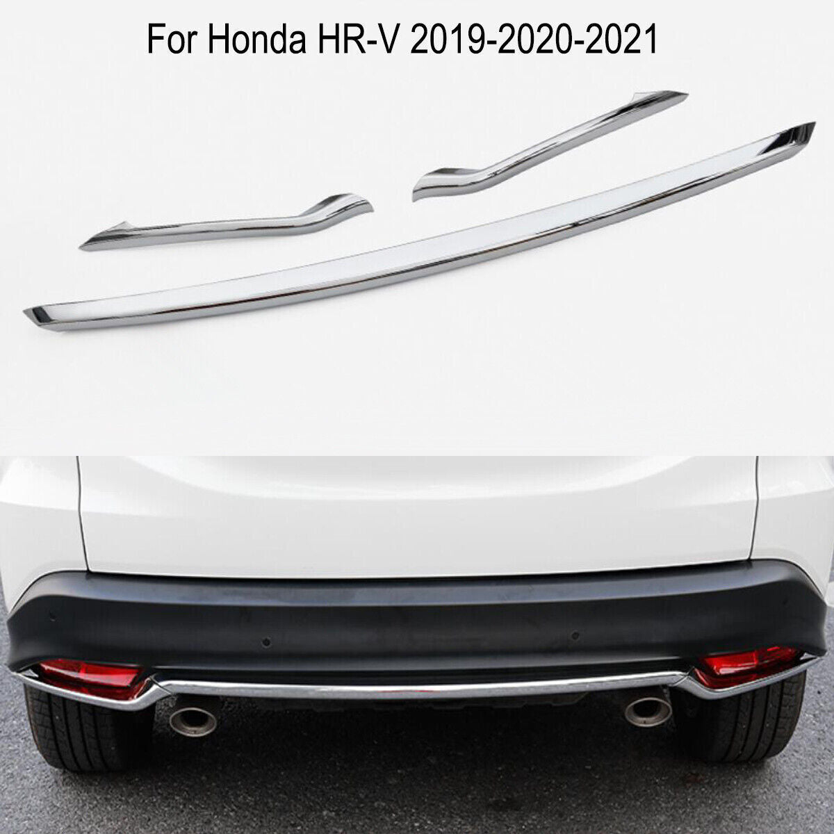 for Kia Forte LX Sedan 2014-2018 Chrome Steel Rear Exhaust Muffler Tip End Pipe v