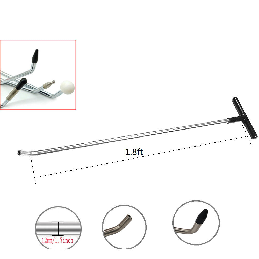 Paintless Dent Removal Tools Dent Repair Rods New Design Hook Tools Push Rod wit v