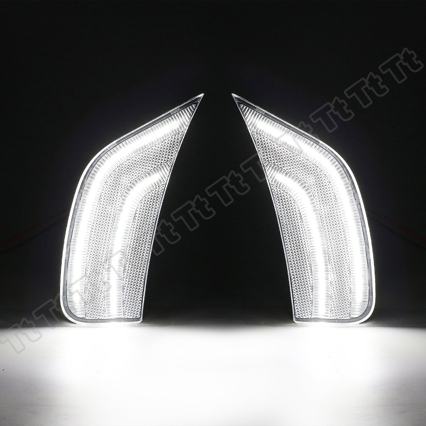 2 One Light LED World LED 2021 for GMC for Yukon XL Tahoe Suburban for Escalade - v