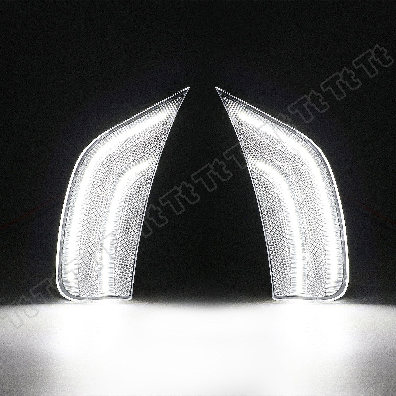 2 One Light LED World LED 2021 for GMC for Yukon XL Tahoe Suburban for Escalade - v