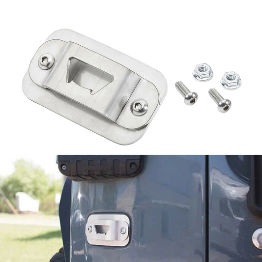 New Bottle Beer Opener License Plate Delete Trim for Jeep for Wrangler 2007-2018 JK Q