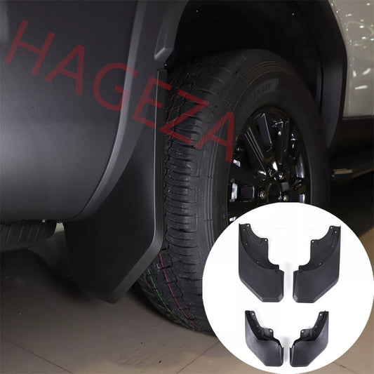 Black Mud Flaps Splash Guards Mudguard Cover For Toyot@ for Land Cruiser LC250 2024+