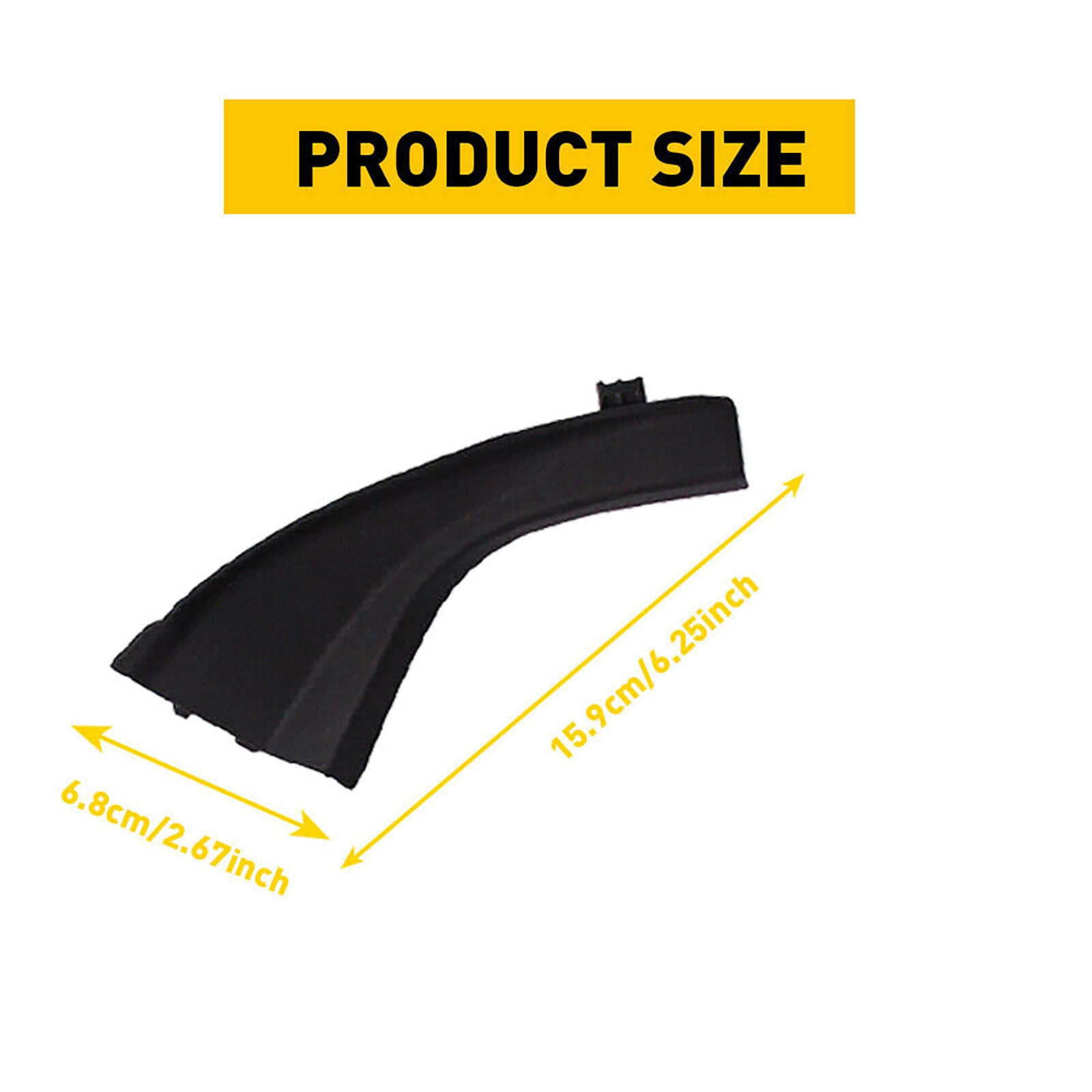 2Pcs Front Wiper Side Cowl Extension Trim for Toyota RAV4 2006-2012 Repair Parts