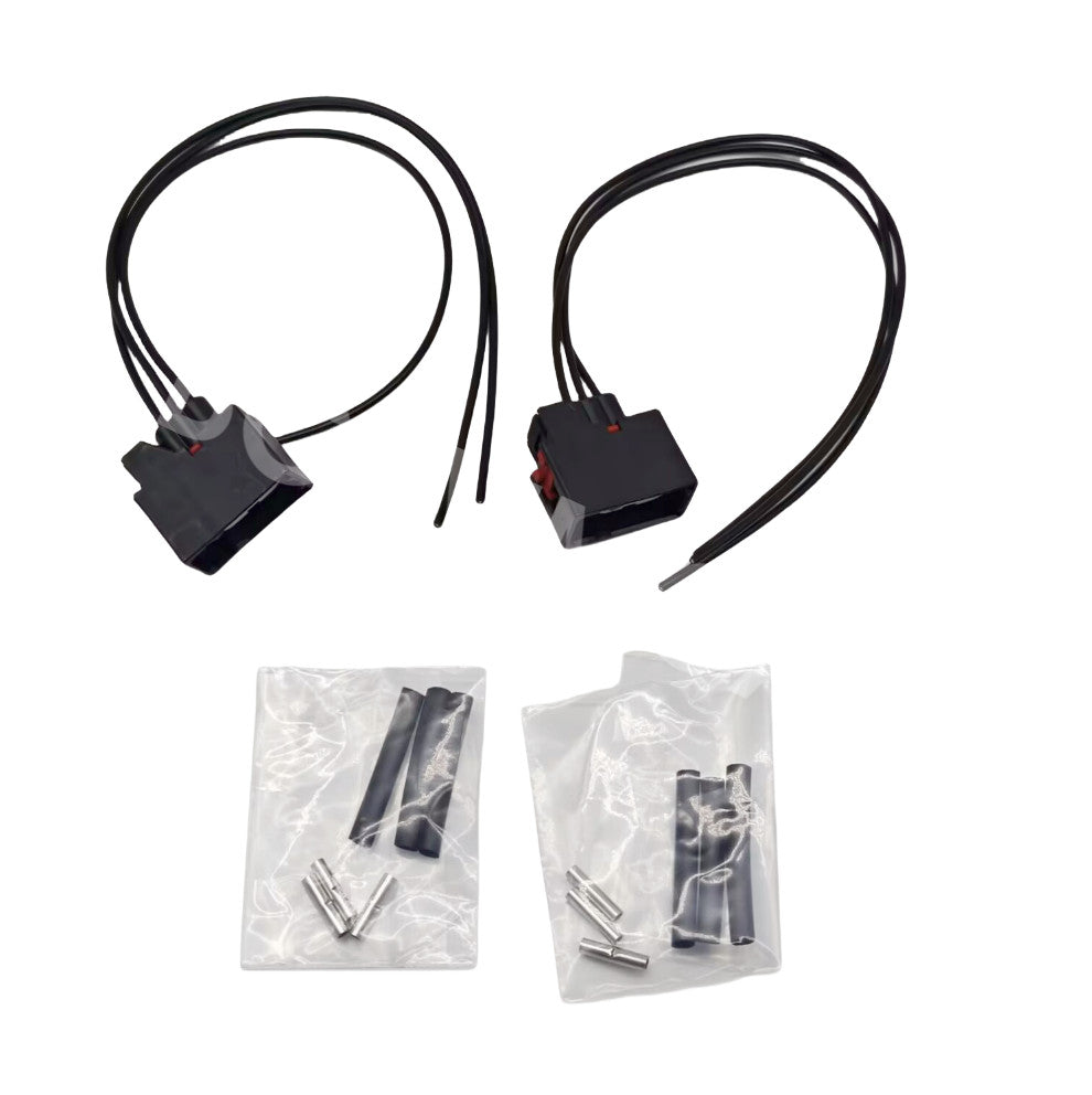 Fit For 2007-2018 for Jeep for Wrangler JK Front Car Turn Signal Light Lamp Harness 2Set