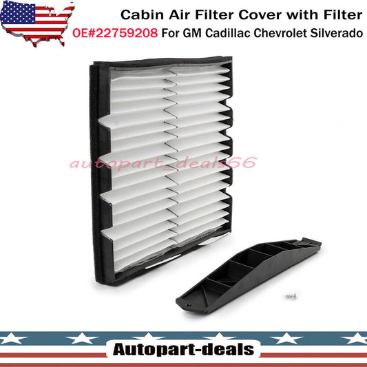Cabin Air Filter Retrofit Kit for GMC for Sierra 4.3L 4.8L 5.3L 6.0L 6.6L 2007-2014 Q
