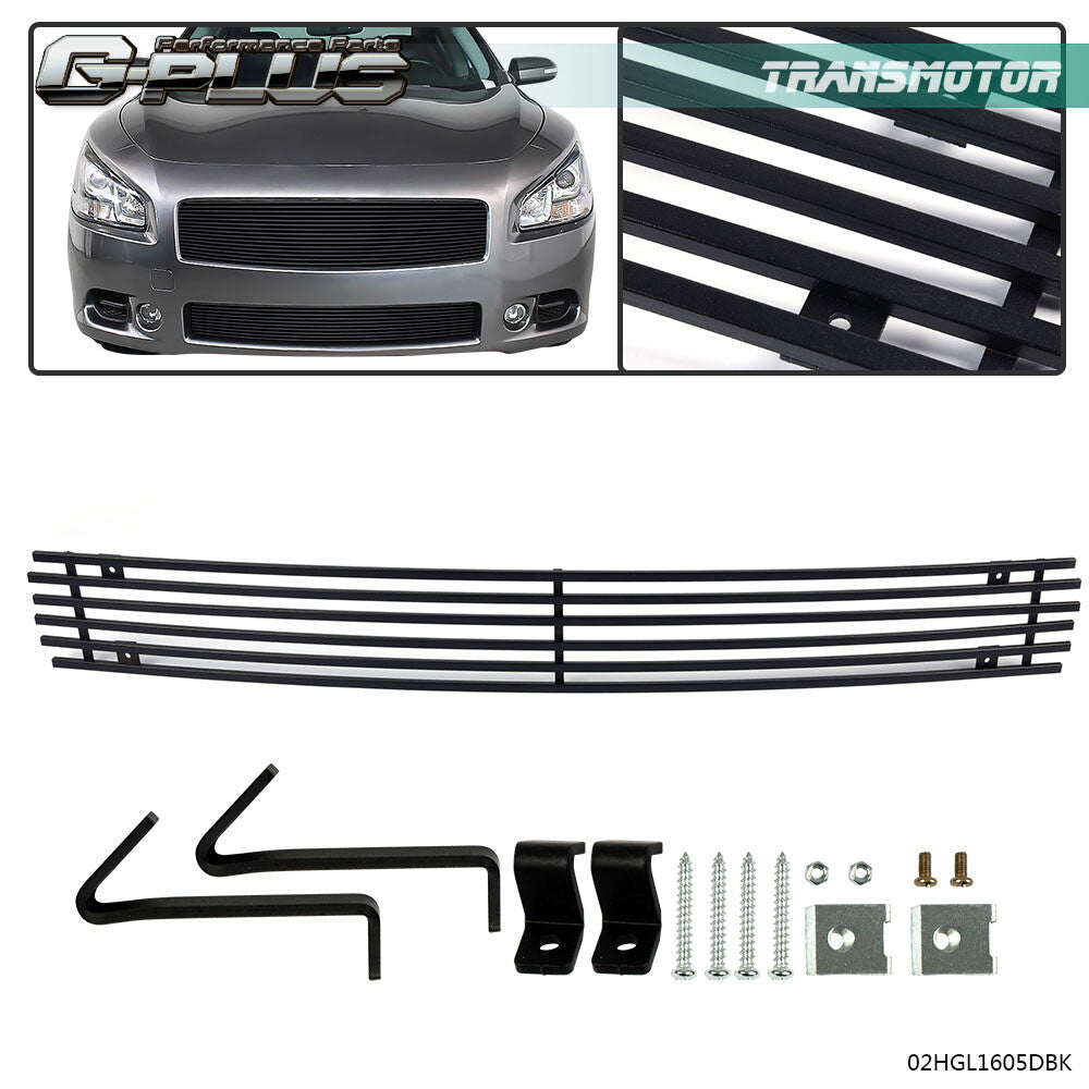 Suitable for Maxima Bumper's lower blank grille insert made in 2009-14 Black new- v
