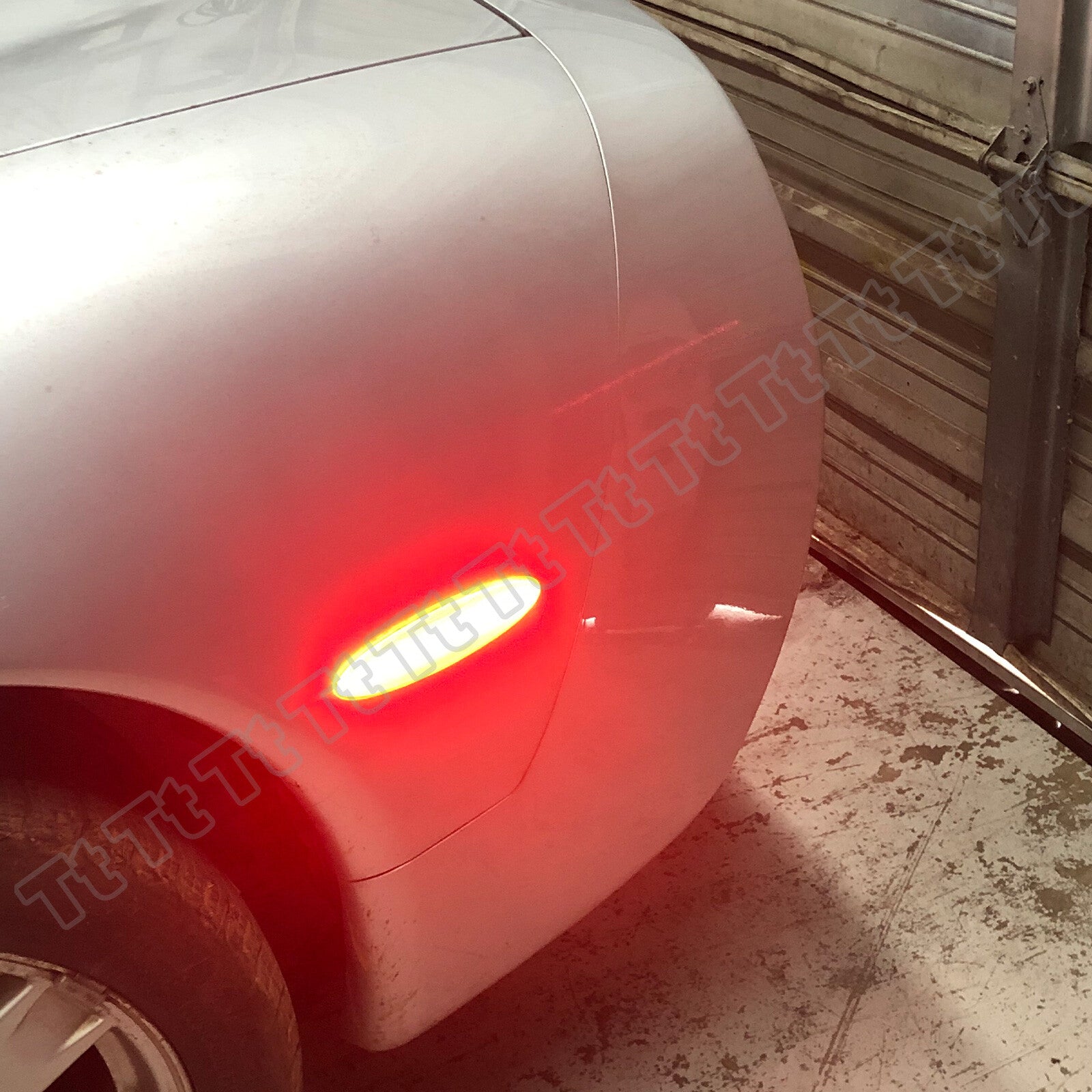 Red lens for 1997-2004 for Chevrolet for Corvette C5 LED rear bumper side marker lights