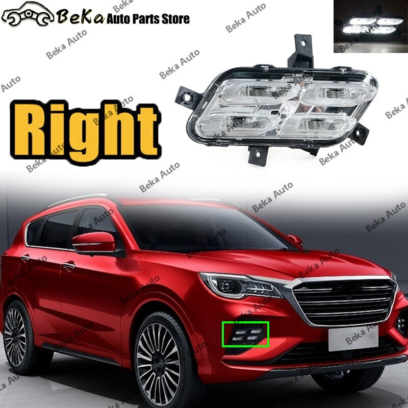 1 piece for Chery Jetour X70 X70S X90 2018 - 2021 right front bumper fog light DRL