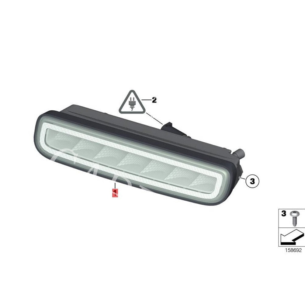 Daytime Running Light Kit for Rolls-Royce for Phantom 2013-2017 Equipment Manufacturer: 63110405101/102