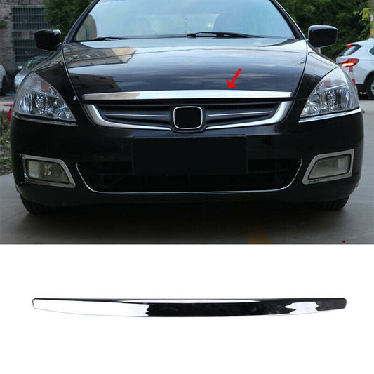for Honda Accord 7th 2003-2007 Chrome Style Front Engine Hood Grille Panel Cover