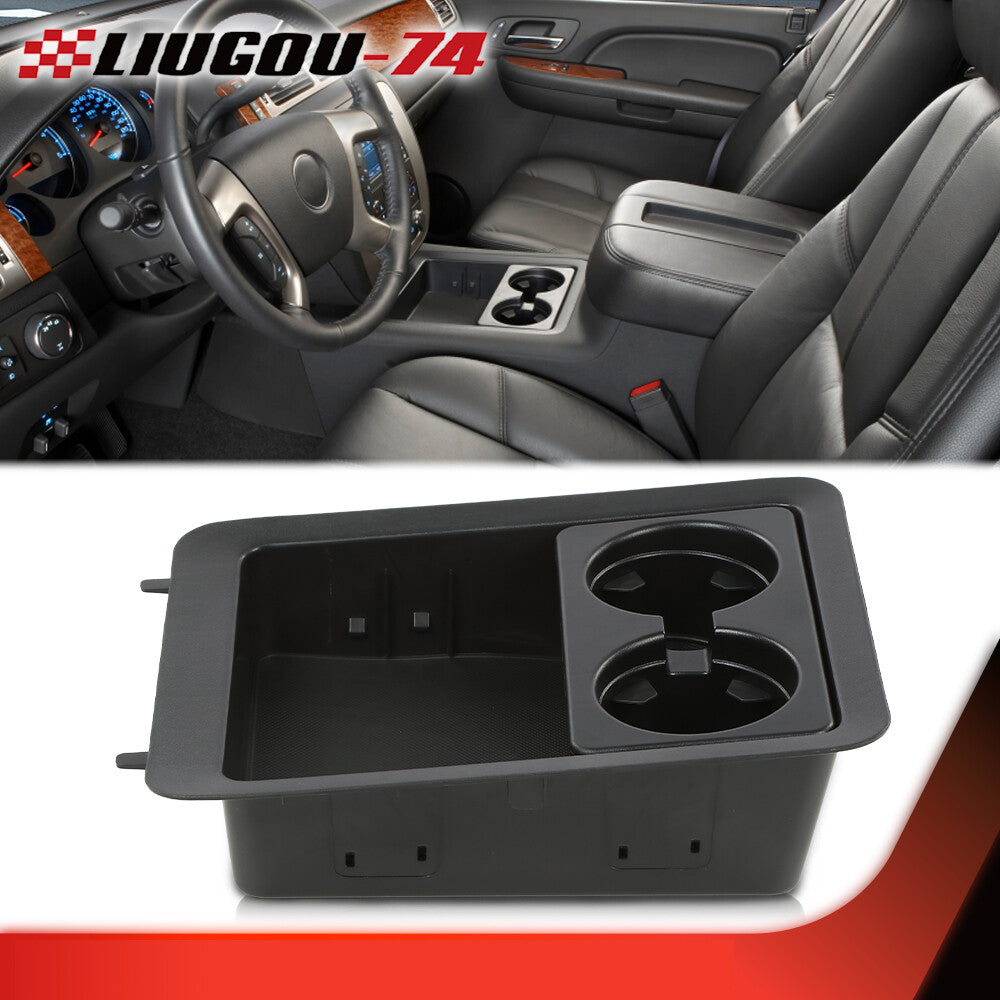 Fits 07-14 for Suburban Silverado for GMC center console tray cup holder frame - v