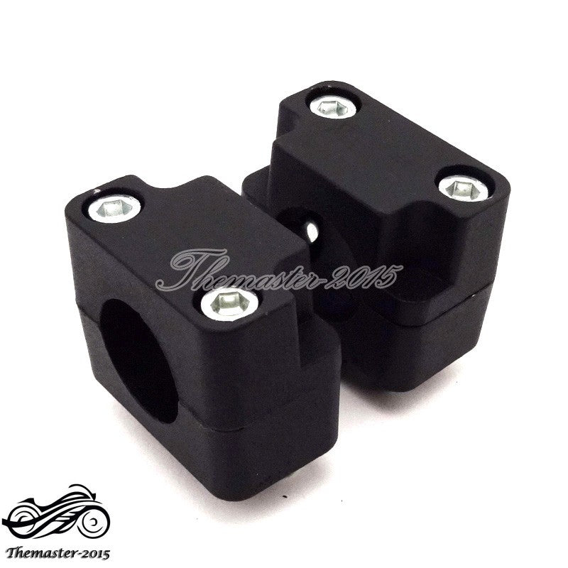 1 1/8 Fat Handle Bar Clamp Risers Taper For ATV for Honda Trx 450r 250r 300ex 400ex Q