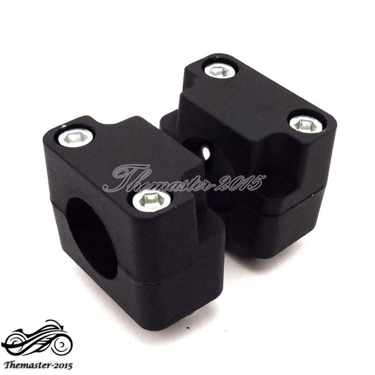 1 1/8 Fat Handle Bar Clamp Risers Taper For ATV for Honda Trx 450r 250r 300ex 400ex Q